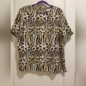 Animal Print Blouse